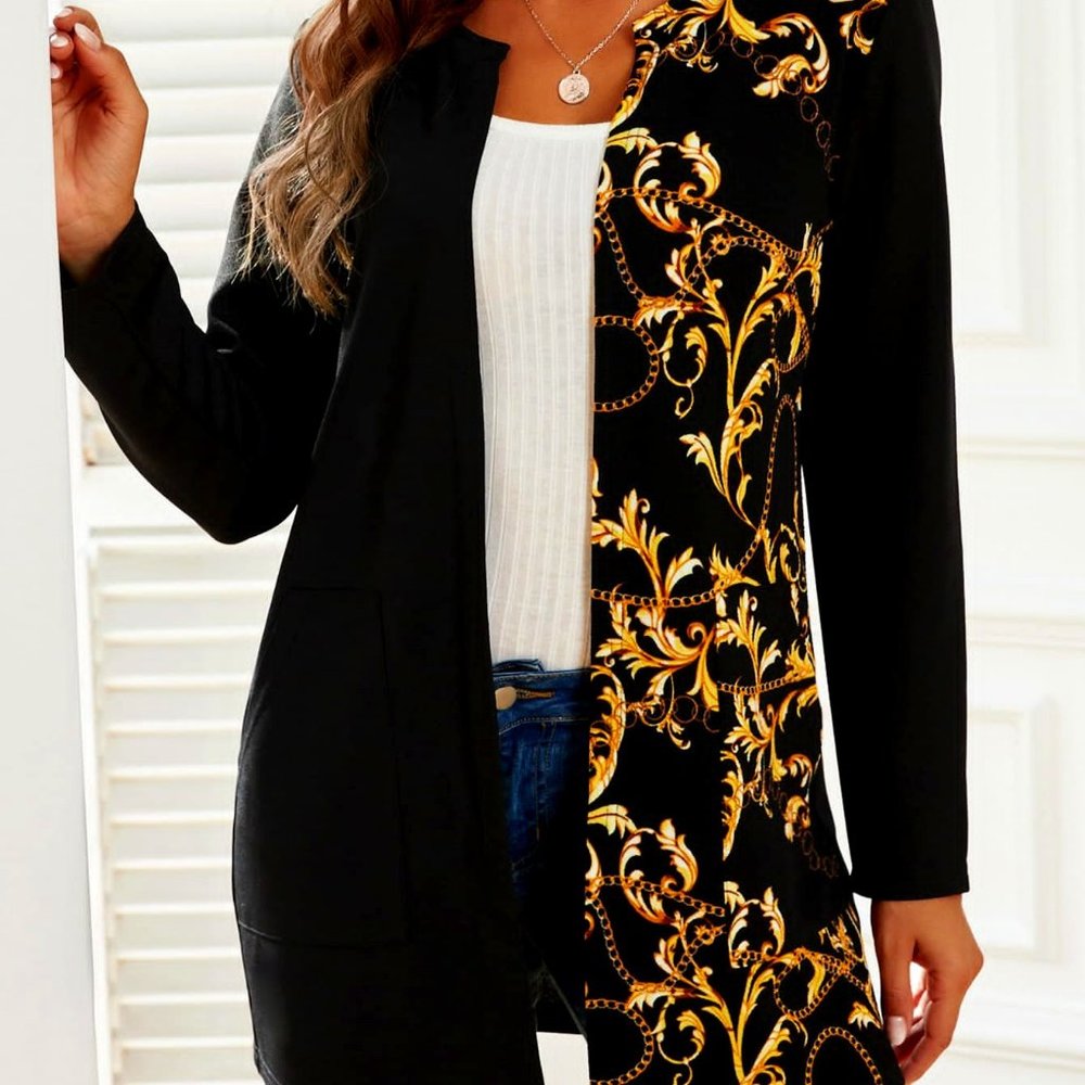black and gold jacket